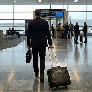 Dielle 412M  Black Επαγγελματική τσάντα troley pilot Επαγγελματικές