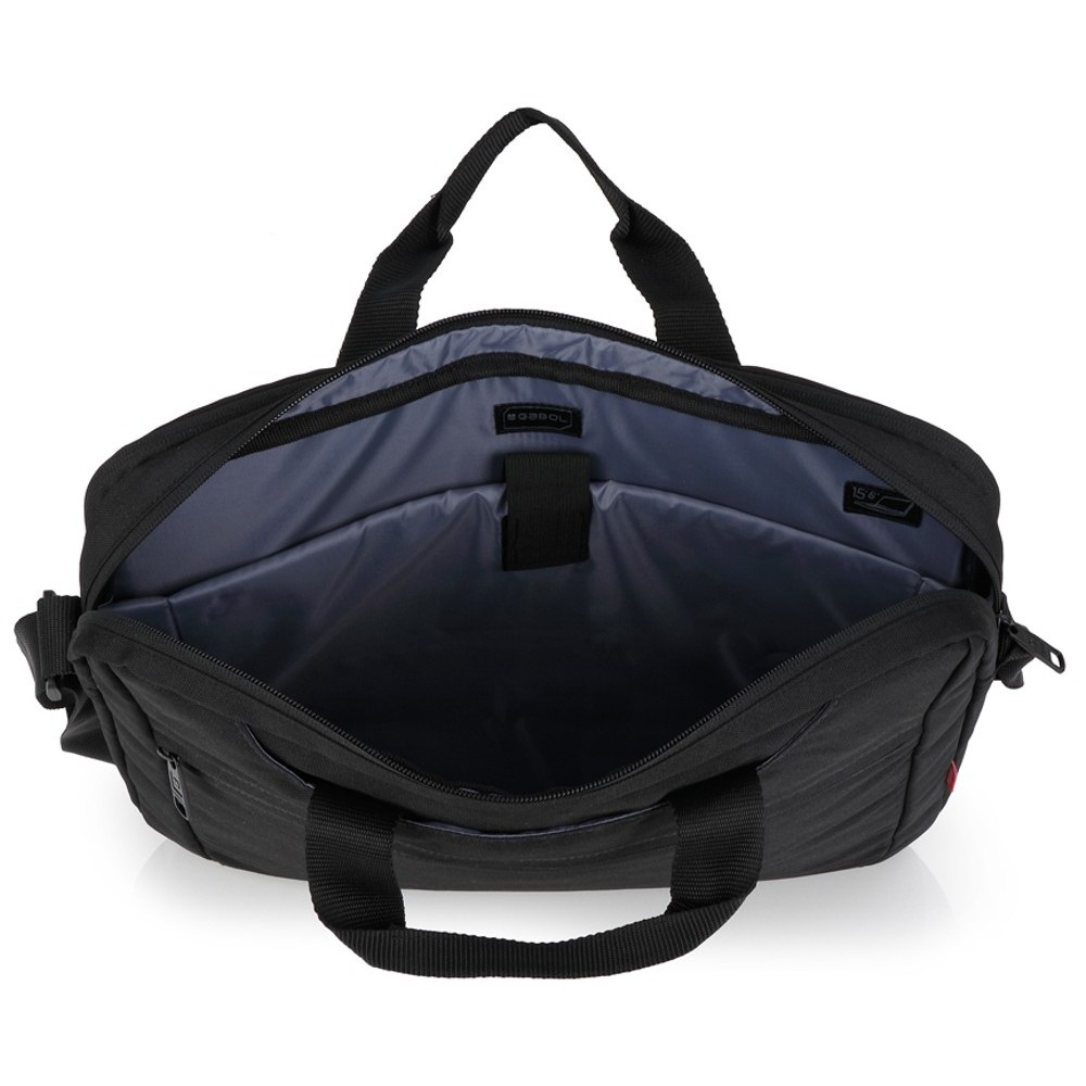 Gabol 413020 Τσάντα Ώμου / Χειρός για Laptop 15.6" Division Μαύρη