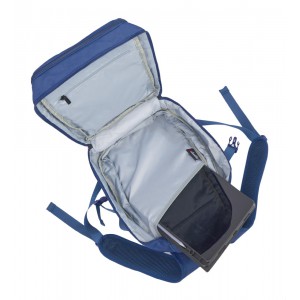 Dielle 413M Υφασμάτινο Ταξιδιωτικό Σακίδιο Πλάτης Μπλε Travel Items