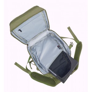 Dielle 413M Υφασμάτινο Ταξιδιωτικό Σακίδιο Πλάτης Πράσινο Τσάντες