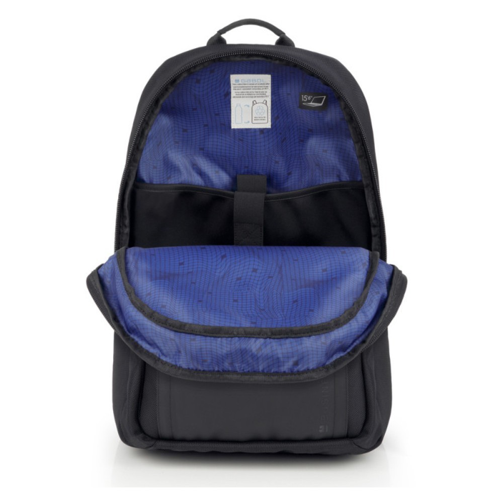Gabol 414193 Τσάντα Πλάτης Backpack PIXEL 15.6" Μαύρη Τσάντες