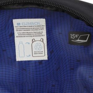 Gabol 414193 Τσάντα Πλάτης Backpack PIXEL 15.6" Μαύρη Τσάντες