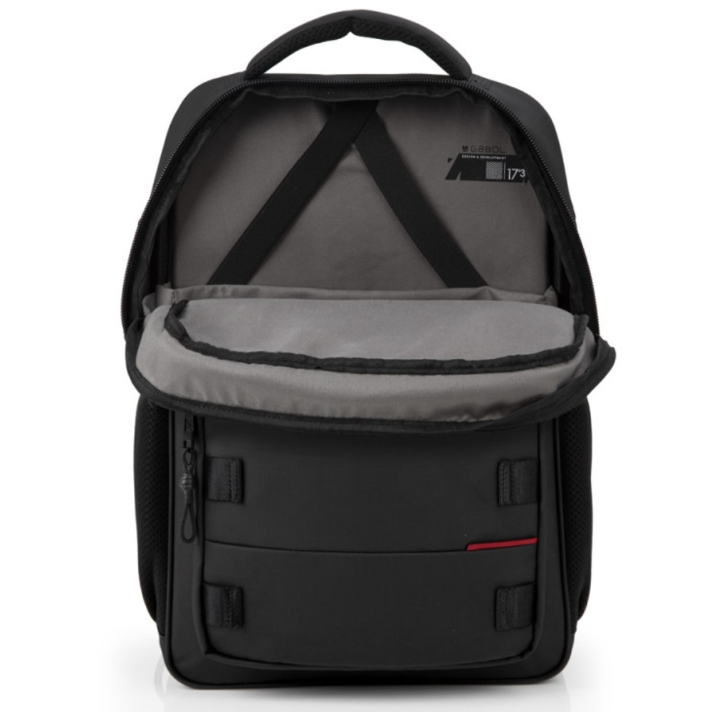 Gabol 414589-001 DISK  Backpack 17.3" Τσάντα Πλάτης Μαύρη Τσάντες