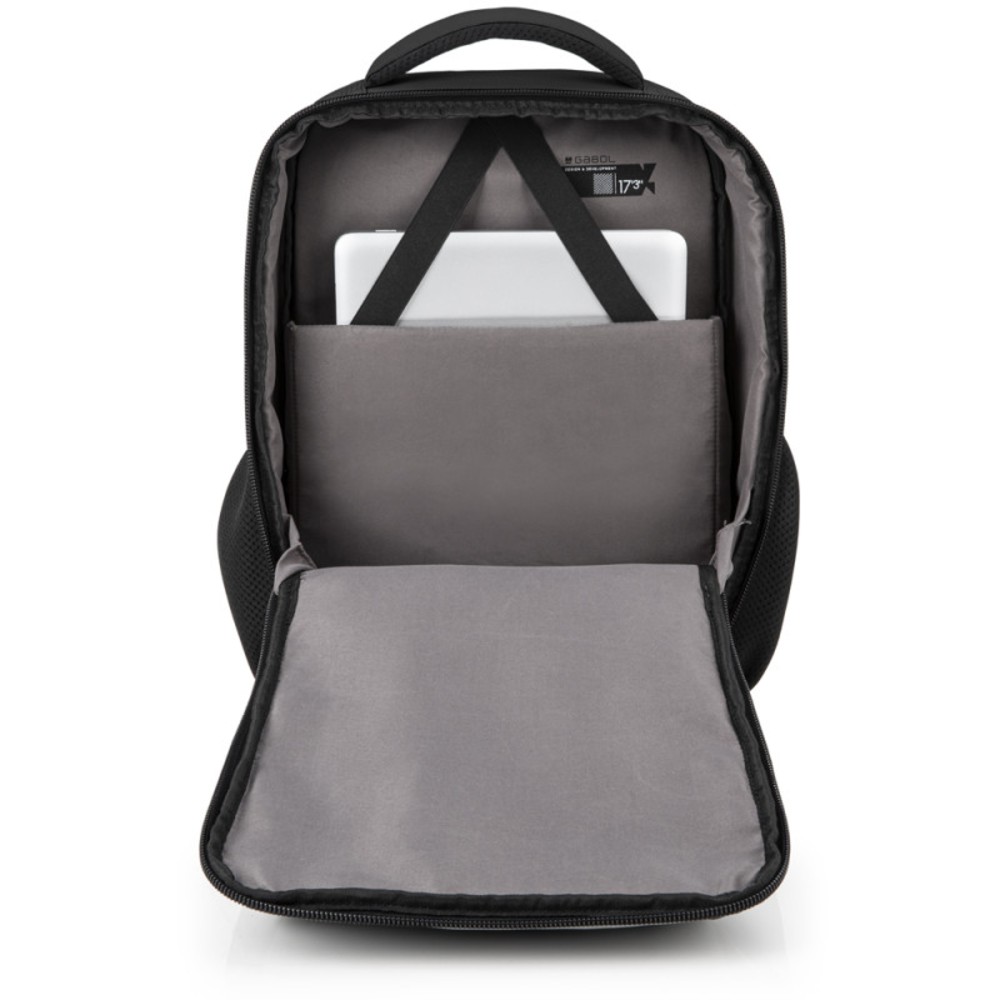 Gabol 414590-001 DISK Backpack 17.3" Τσάντα Πλάτης Μαύρη Τσάντες