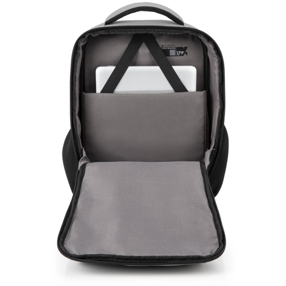 Gabol 414590-016 DISK Backpack 17.3" Τσάντα Πλάτης Γκρι Τσάντες
