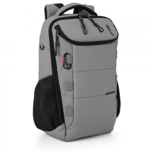 Gabol 414590-016 DISK Backpack 17.3" Τσάντα Πλάτης Γκρι Τσάντες