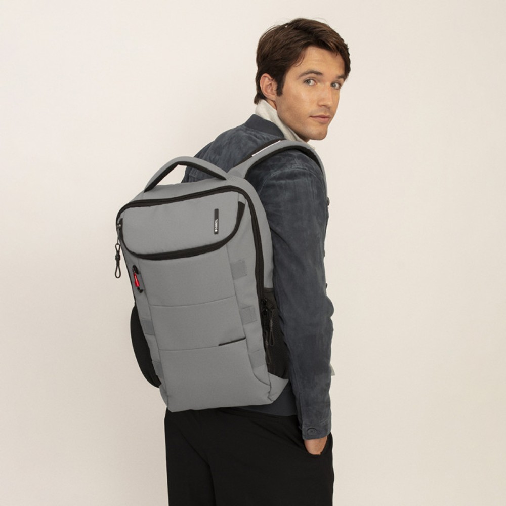 Gabol 414590-016 DISK Backpack 17.3" Τσάντα Πλάτης Γκρι Τσάντες