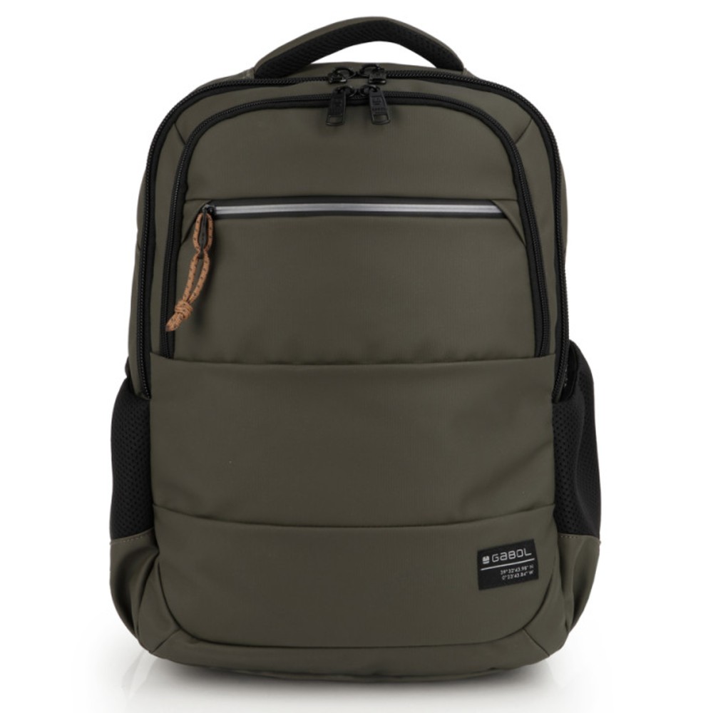 Gabol 414689-023 SNAKE Backpack 17.3" Τσάντα Πλάτης Χακί Τσάντες