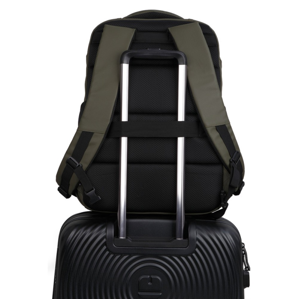 Gabol 414689-023 SNAKE Backpack 17.3" Τσάντα Πλάτης Χακί Τσάντες