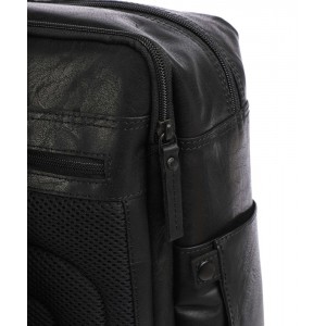 Spikes & Sparrow 50167000 Jonathan Δερμάτινο Σακίδιο Πλάτης Cabin Bag 15,6'' Μαύρο Τσάντες