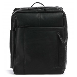 Spikes & Sparrow 50167000 Jonathan Δερμάτινο Σακίδιο Πλάτης Cabin Bag 15,6'' Μαύρο Τσάντες