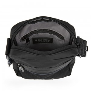 Gabol 546401 DAREK Ανδρική Τσάντα Ώμου / Χιαστί Μαύρη Τσάντες