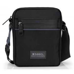 Gabol 546401 DAREK Ανδρική Τσάντα Ώμου / Χιαστί Μαύρη Τσάντες