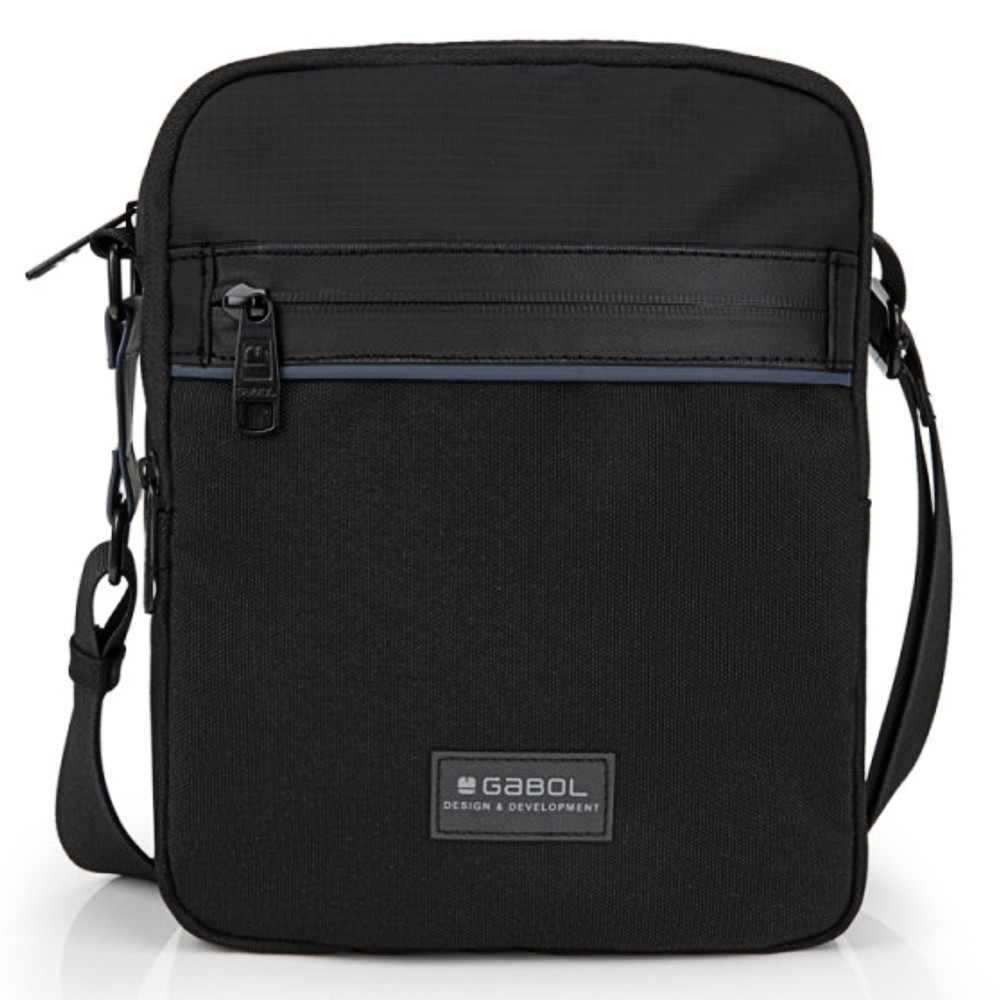 Gabol 546412 DAREK Ανδρική Τσάντα Ώμου / Χιαστί Μαύρη Τσάντες