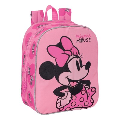 Safta 612334232 Minnie Mouse Παιδική Τσάντα Πλάτης Ροζ