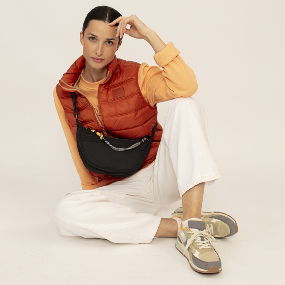 Gabol 604401 AISHA Γυναικεία Τσάντα Χιαστή / Cross Bodybag Μαύρη Τσάντες