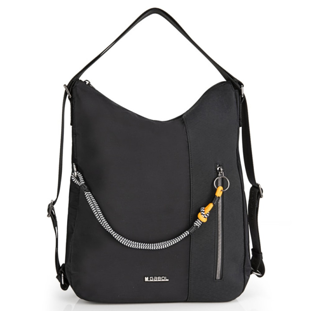 Gabol 604436 AISHA Γυναικεία Τσάντα  Ώμου-Backpack Μαύρη Τσάντες