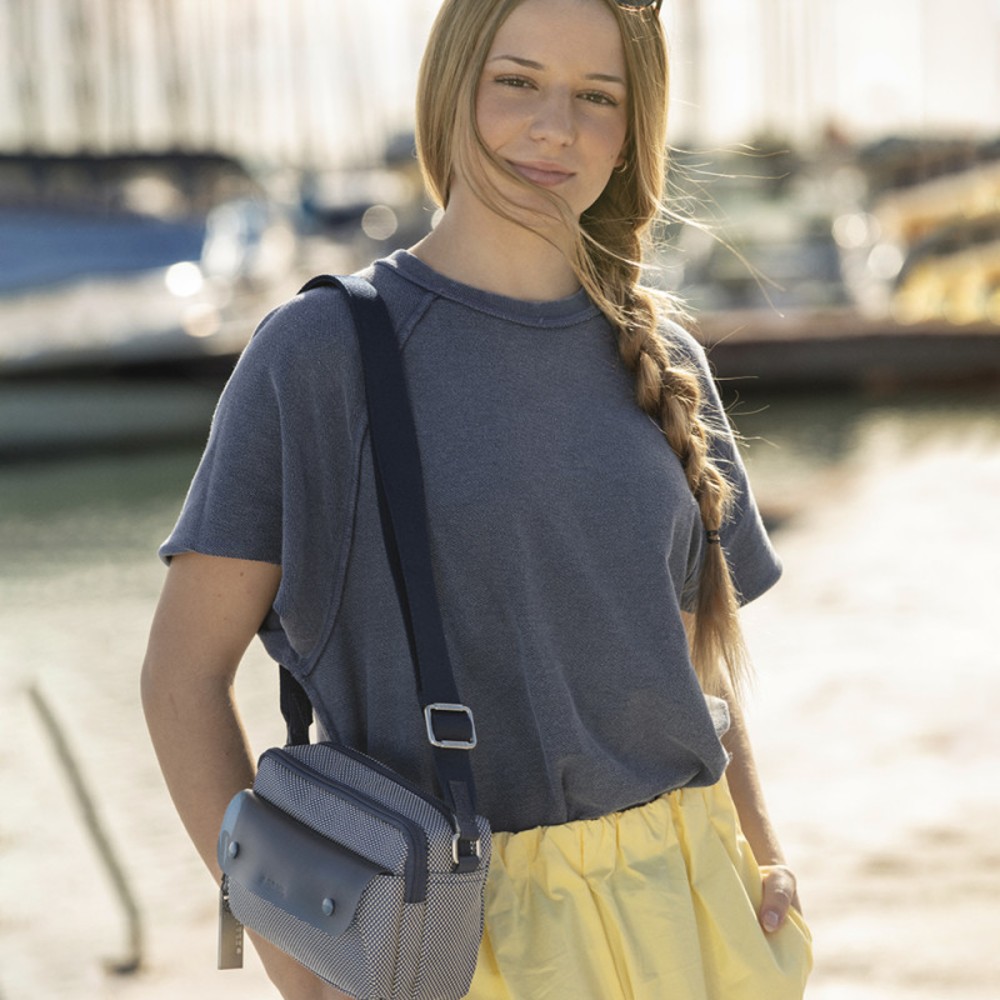 Gabol 604704 PAMELA Γυναικεία Τσάντα Ώμου/Χιαστή Μπλε Τσάντες