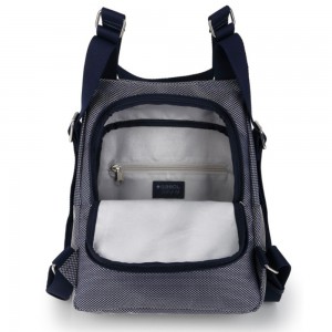 Gabol 604745 PAMELA Γυναικεία Τσάντα Ώμου/Πλάτης Backpack Μπλε Τσάντες
