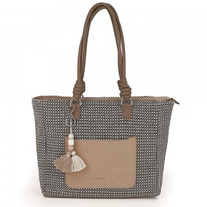 Gabol 604935-006 DOLCE Γυναικεία Τσάντα Ώμου Μπεζ Τσάντες
