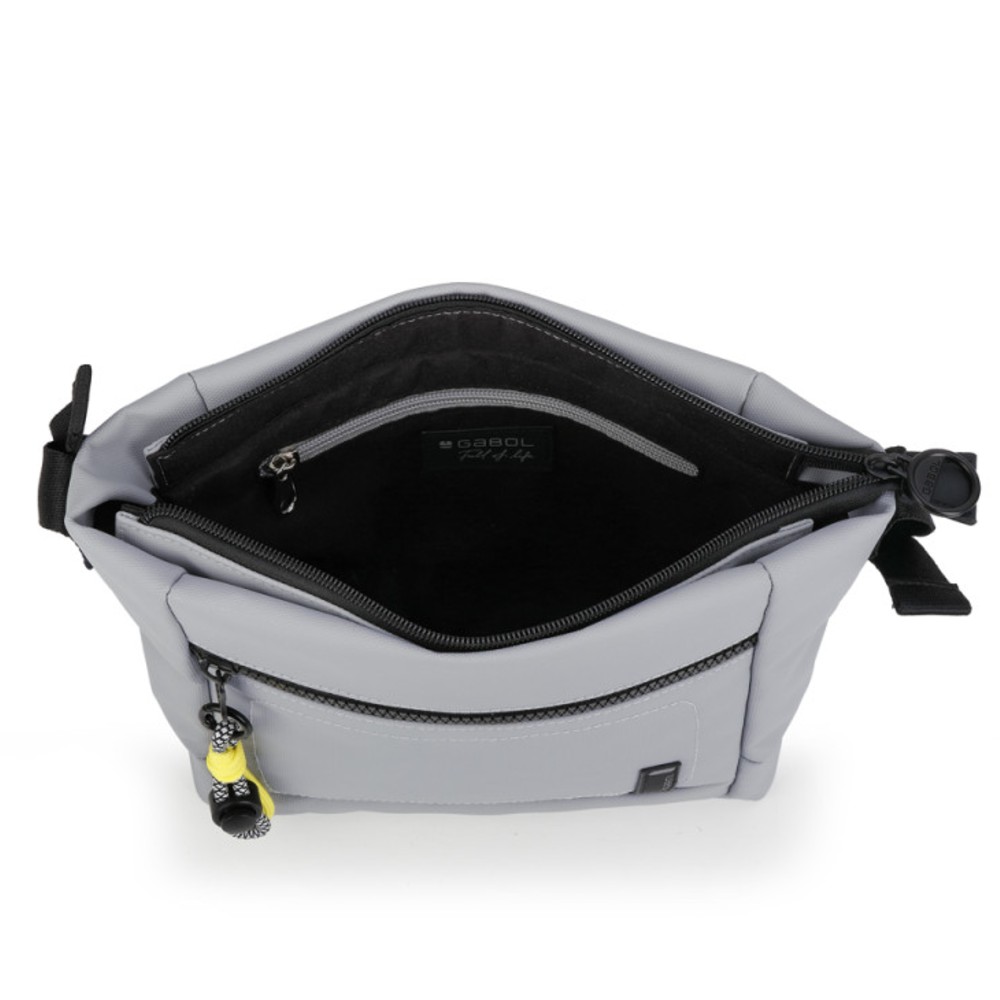 Gabol 605105 LEIRE Γυναικεία Τσάντα Χιαστή Γκρι Τσάντες
