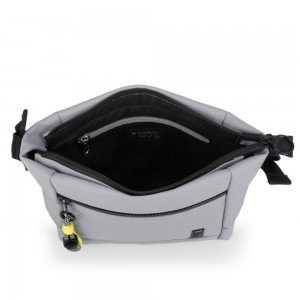 Gabol 605105 LEIRE Γυναικεία Τσάντα Χιαστή Γκρι Τσάντες