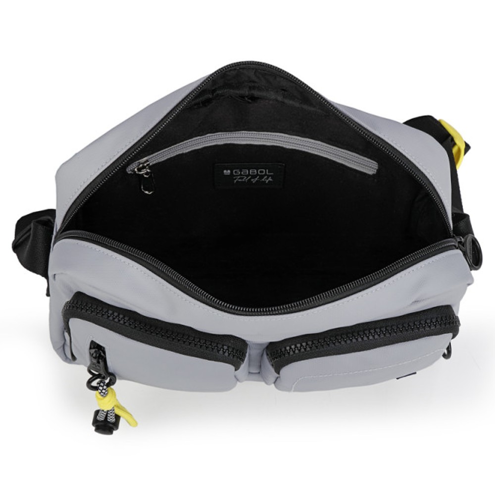 Gabol 605111 LEIRE Γυναικεία Τσάντα Χιαστή Γκρι Τσάντες