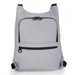 Gabol 605146 LEIRE Backpak Γυναικεία Τσάντα Πλάτης Γκρι Τσάντες