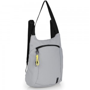 Gabol 605146 LEIRE Backpak Γυναικεία Τσάντα Πλάτης Γκρι Τσάντες