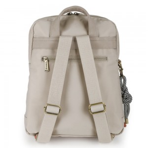 Gabol 605342 NAYADE Backpack Γυναικεία Τσάντα Πλάτης Μπεζ Τσάντες