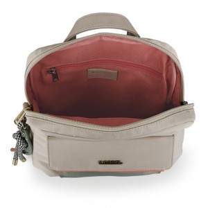 Gabol 605342 NAYADE Backpack Γυναικεία Τσάντα Πλάτης Μπεζ Τσάντες