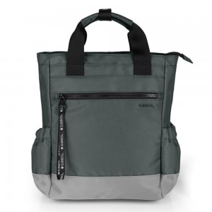 Gabol 605440 BOREAL Backpack Γυναικεία Τσάντα Πλάτης Χακί Τσάντες