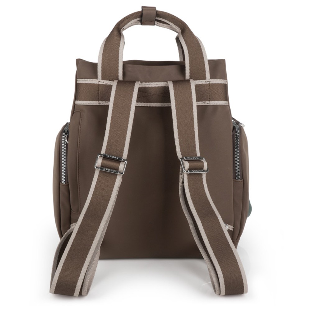 Gabol 605549 VALLE  Backpack Γυναικεία Τσάντα Πλάτης Καφέ Τσάντες