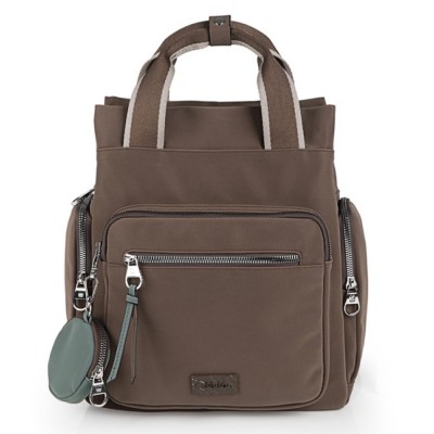 Gabol 605549 VALLE  Backpack Γυναικεία Τσάντα Πλάτης Καφέ