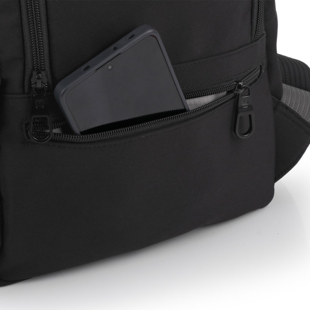 Gabol 605845 ECLIPSE Backpack Γυναικεία Τσάντα Πλάτης Μαύρη Τσάντες