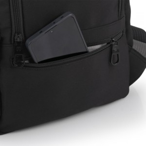 Gabol 605845 ECLIPSE Backpack Γυναικεία Τσάντα Πλάτης Μαύρη Τσάντες
