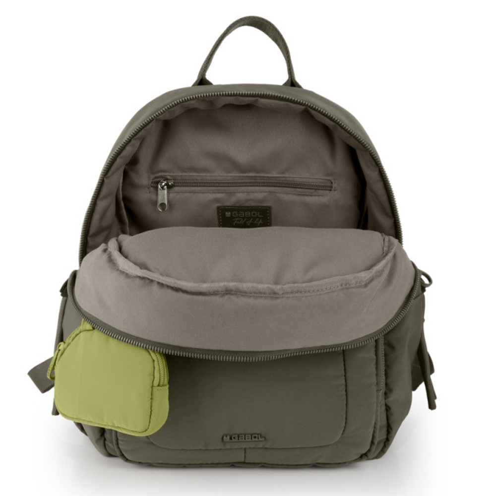 Gabol 605952 NUBE Backpack Γυναικεία Τσάντα Πλάτης Χακί Τσάντες