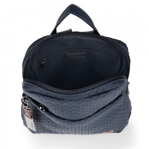 Gabol 606042 TERRA Backpack Γυναικεία Τσάντα Πλάτης Μπλε Τσάντες