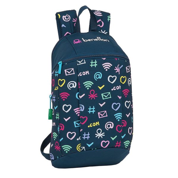 Safta παιδικό backpack 612151821 Benetton Μπλε