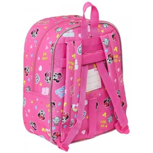 Safta παιδικό backpack 612212232 Minnie Mouse ροζ