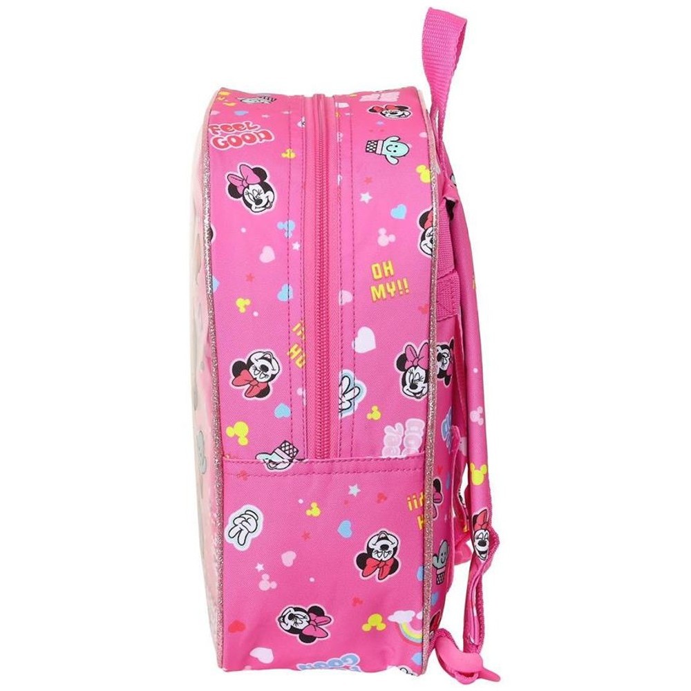 Safta παιδικό backpack 612212232 Minnie Mouse ροζ