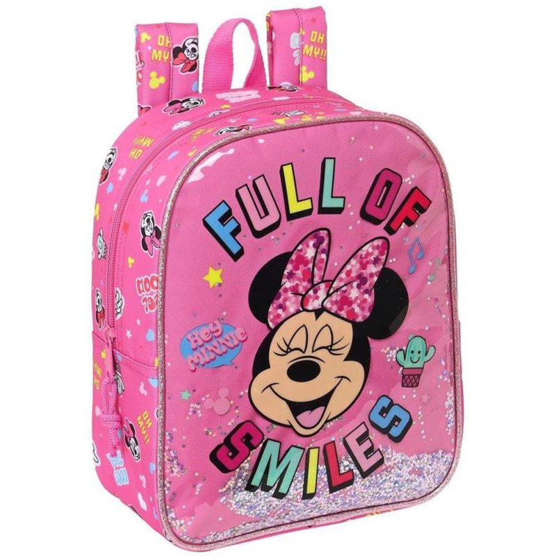 Safta παιδικό backpack 612212232 Minnie Mouse ροζ SAFTA