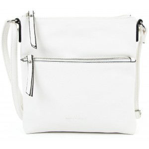 Emily & Noah 61720-300 Γυναικεία Τσάντα Χιαστή Λευκό Τσάντες