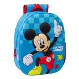 Safta 622550890 3D Mickey Mouse Παιδική Τσάντα Πλάτης Μπλε-Σιέλ 1
