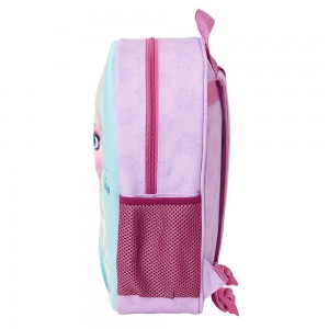 Safta 622552890 3D Frozen Παιδική Τσάντα Πλάτης Ροζ-Σιέλ