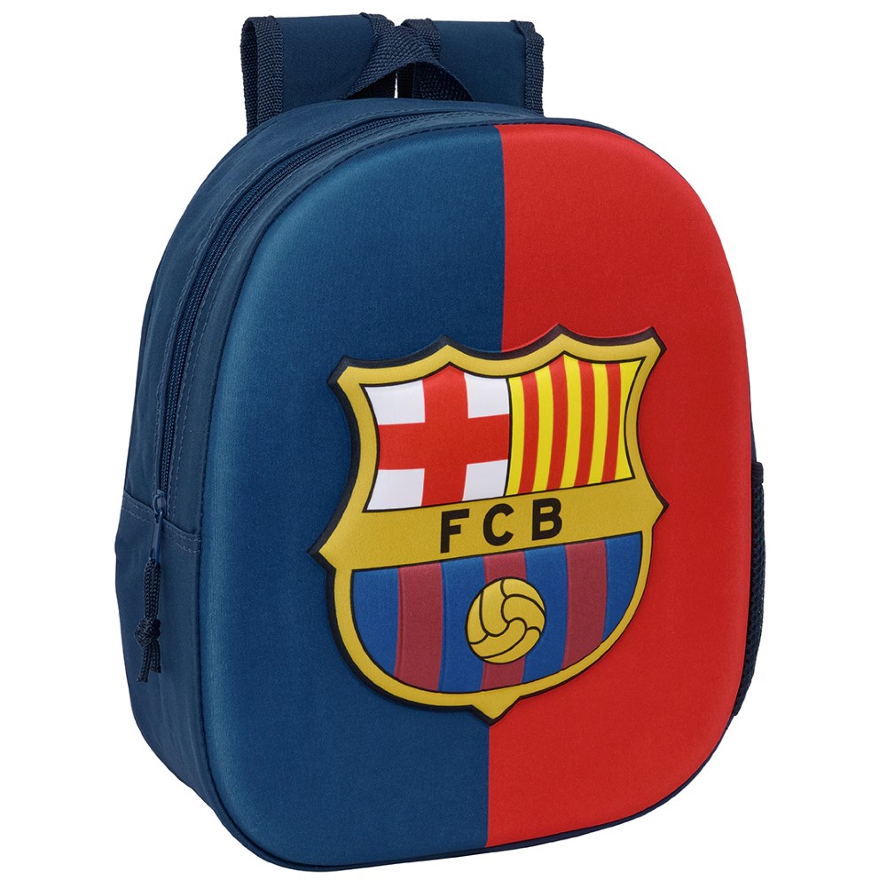 Safta 622584890 3D F.C Barcelona Παιδική Τσάντα Πλάτης Μπλε