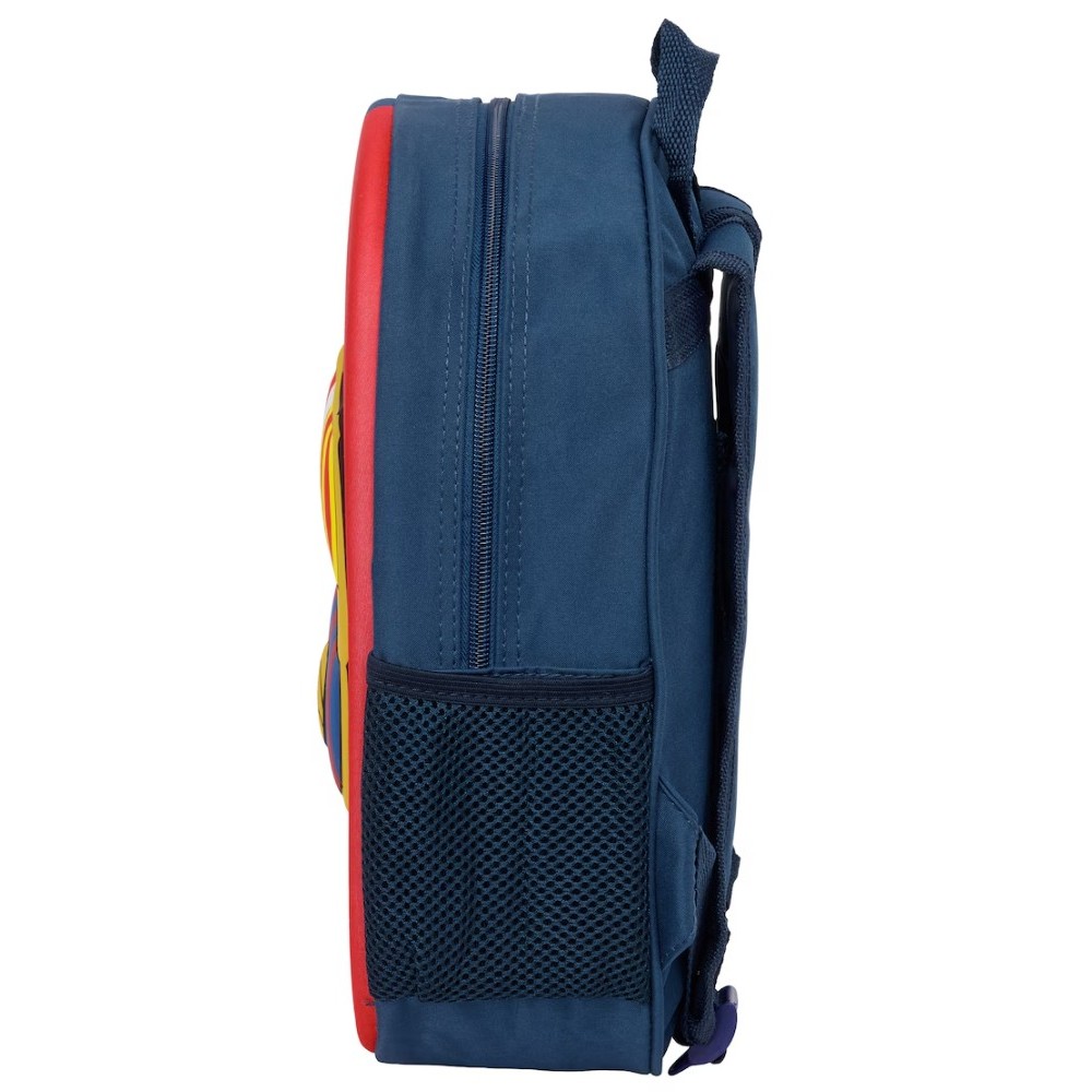 Safta 622584890 3D F.C Barcelona Παιδική Τσάντα Πλάτης Μπλε