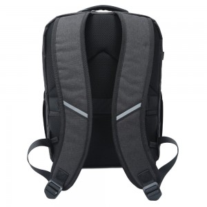 RCM 6302 Τσάντα Πλάτης / Backpack Μαύρη Τσάντες
