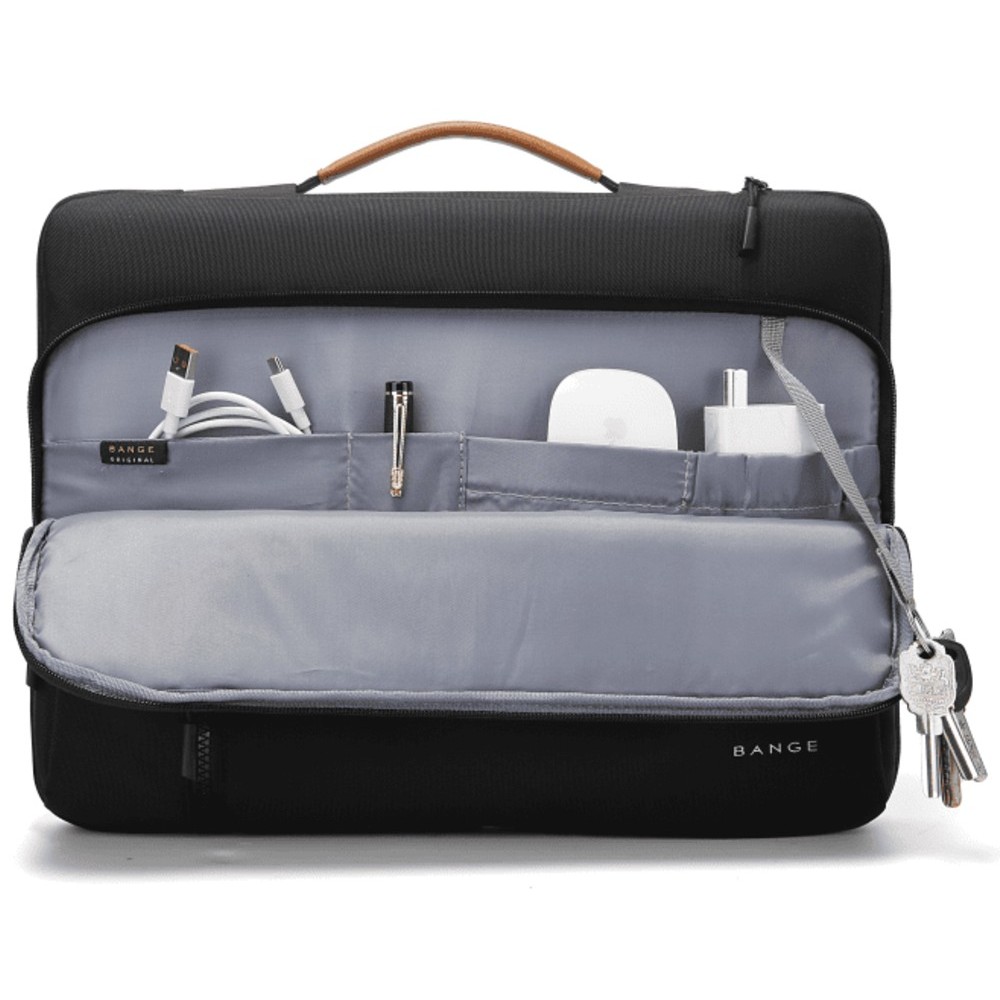 Bange 6802D Επαγγελματικός Χαρτοφύλακας χειρός 15.6′ μαύρο Bags