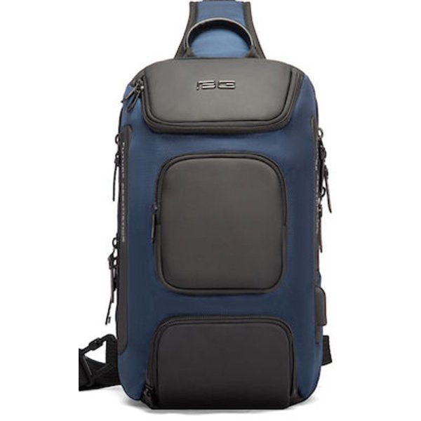 Bange Cross Bodybag/Ανδρική Τσάντα Στήθους 7086 Μπλε